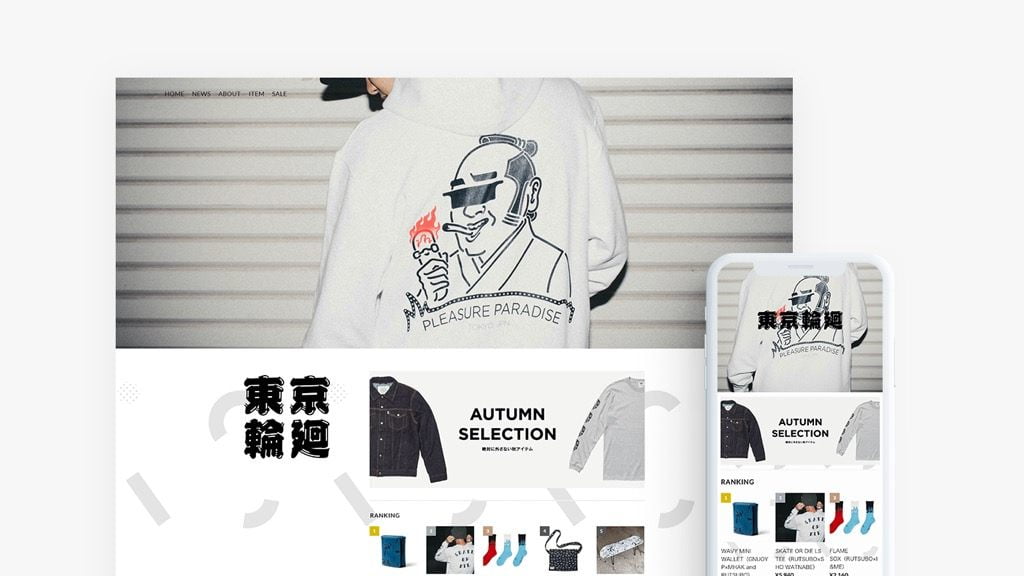 STORES.jpテンプレート「CITYMARKET_pop pattern」