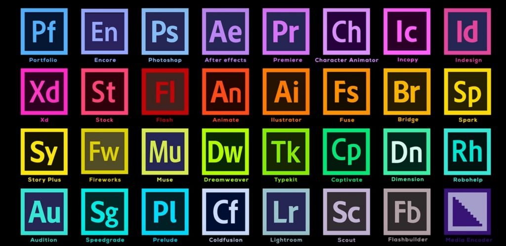 Adobeソフト・アプリ一覧